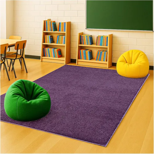 Miniatura 7 de KOECKRITZ Alfombras de Área Suaves y Coloridas para Aula de Niños (Pasa la Prueba de Pastilla de Inflamabilidad) Muchos Tamaños y Colores Brillantes