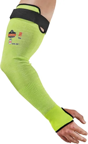 Miniatura 6 de Ergodyne ProFlex 7941 - Funda protectora resistente a los cortes, nivel de corte A4, par, lima, 22 pulgadas