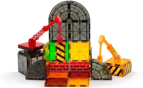 Miniatura 7 de MAGNA-TILES Builder - Juego de construcción magnética de 32 piezas, la marca original de construcción magnética