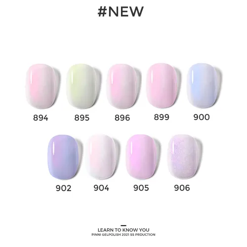 Miniatura 4 de PINNI - Esmalte de uñas de gel de concha con purpurina para manicura semipermanente UV LED, esmalte de uñas de gel brillante polarizado, 13