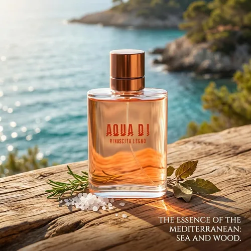 Miniatura 5 de Hybrid & Company 4 piezas Aqua Di Rinascita Lecno Sea Passion Aqua Deep Blue Aqua Prive Eau De Toilette vaporizador Natural Spray para hombre