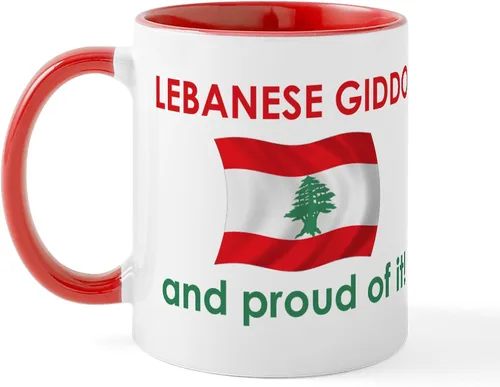Miniatura 58 de CafePress #1 - Taza de café de cerámica libanesa de 11 oz (11.0 fl oz)