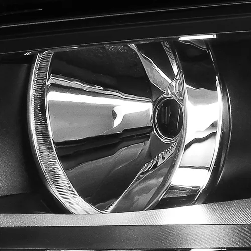 Miniatura 4 de AKKON - Para faros delanteros con bisel negro 11-18 VW Jetta, reemplazo directo izquierdo + par derecho