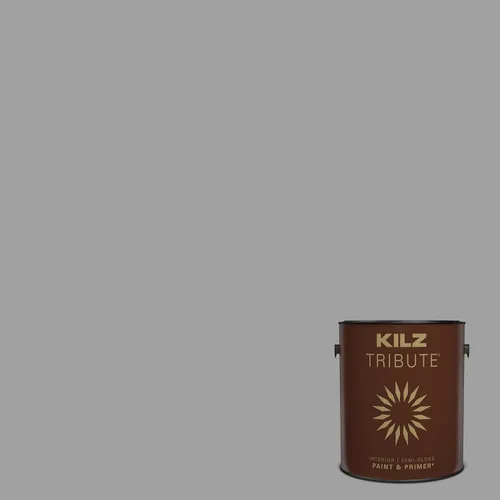 Miniatura 156 de KILZ TRIBUTE Pintura e imprimación, para interiores, semibrillante, Vintage Indigo, 1 galón Índigo Victoria