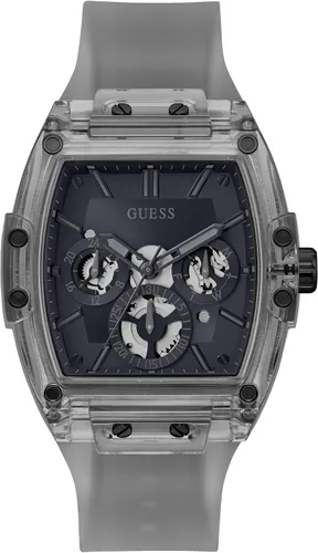 Miniatura 6 de Guess Men's GW0G Series Analog Trend Watch Polycarbonate Case Silicone Bracelet 50M Water Resistance