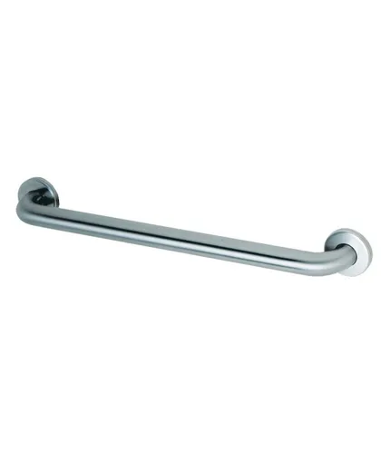 Bobrick Barra de agarre recta, 18 pulgadas, 1-1/2 pulgadas de diámetro, compatible con ADA, acero inoxidable con acabado satinado, superficie