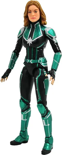Miniatura 7 de Diamond Select Toys Marvel Select: Figura de acción de Captain Marvel (Starforce Uniforme)