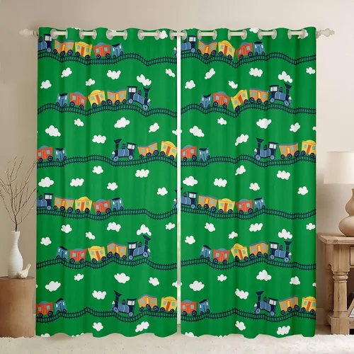 Miniatura 35 de Cortinas opacas con estampado de animales de safari, guepardo, cebra, tigre, jirafa, leopardo, 104 pulgadas de ancho x 84 pulgadas de largo