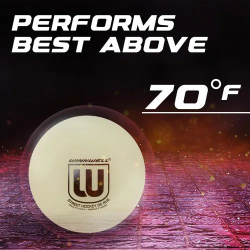 Miniatura 5 de Winnwell Pelotas deportivas de hockey callejero – Pelotas para interiores y exteriores con bolsa de almacenamiento – Ideal para juegos de hockey