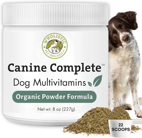 Miniatura 13 de Wholistic Pet Organics Canine Complete - Polvo multivitamínico para perros, 1 libra, vitaminas diarias para perros y suplementos para alimentos
