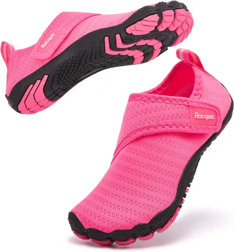 Miniatura 2 de Racqua Zapatos acuáticos para niños y niñas, de secado rápido, ligeros, para piscina, natación, playa, deportes, zapatos acuáticos
