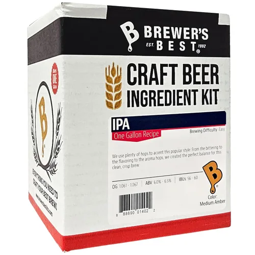Miniatura 2 de Brewer's Best Kit de ingredientes de cerveza casera de un galón (IPA (India Pale Ale))