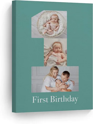 Miniatura 10 de Smile Art Design Impresión en lienzo personalizada: arte de pared con fotos personalizadas, hecho a pedido en Estados Unidos, lienzo premium