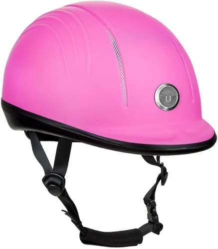 Miniatura 11 de Casco de equitación TuffRider básico para principiantes Cómodo equipo de protección para la cabeza ecuestre - Certificado SEI Blanco