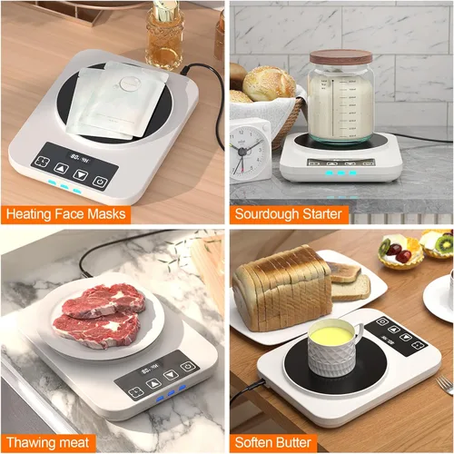 Miniatura 7 de Calentador Eléctrico para Masa Madre, Almohadilla de Calentamiento Mejorada para Masa Madre, Herramienta de Calentador de Masa Madre para Blanco