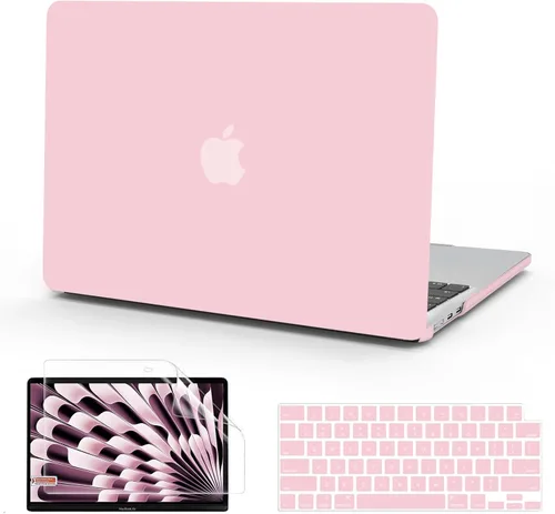 B BELK Funda compatible con MacBook Air de 15 pulgadas 2026 2025 2024 2023 M5 M4 M3 M2 A3448 A3241 A3114 A2941 Pantalla de retina líquida, carcasa