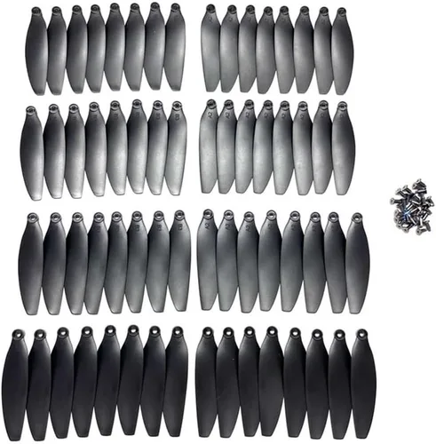 Miniatura 8 de E88EVO Plegable RC Quadcopter Piezas de repuesto Hélices de hoja con accesorios de tornillo para E88 EVO Drone (16 PCS)