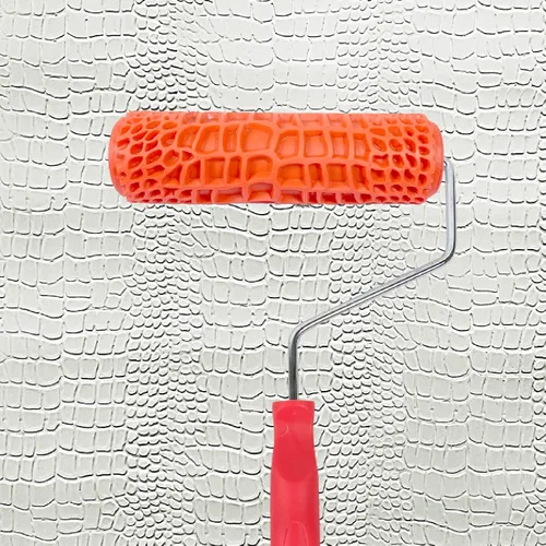 Miniatura 22 de Nichiyo - Rodillo de textura de 7 pulgadas, rodillo de pintura con patrón artístico decorativo DIY, rodillo de goma para decoración de paredes