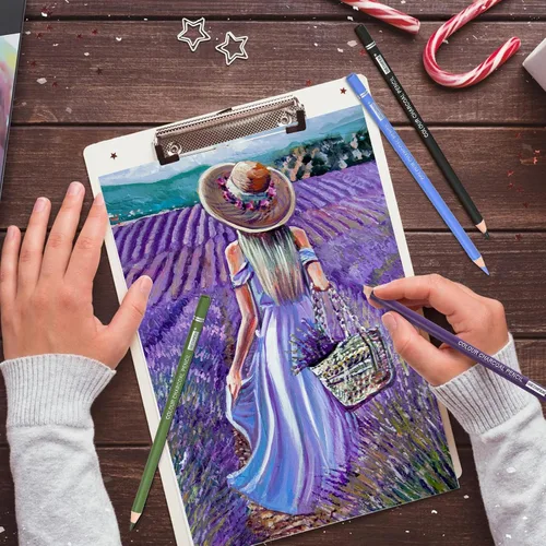 Miniatura 8 de GETHPEN Lápices de pastel, juego de lápices de carbón coloreados para dibujo, lápices de color tono de piel, lápices de carbón para dibujo, lápices