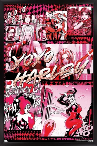 Miniatura 8 de Trends International DC Comics - Póster de pared de Harley Quinn, Good To Be Bad, 14.725 x 22.375 pulgadas, versión enmarcada plateada Versión