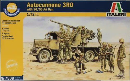 Miniatura 4 de Italeri Modelos 7508S, RO3 y 90/53 AA Gun 2.F.A.