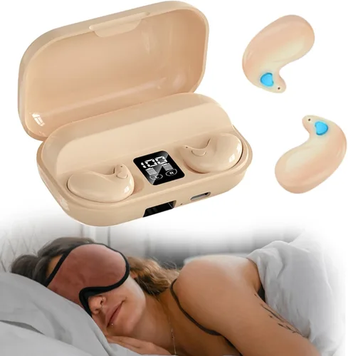 Miniatura 8 de Xmenha Auriculares Inalámbricos Planos Invisibles para Dormir IPX5 Impermeables Auriculares Delgados Invisibles para Dormir para Personas que