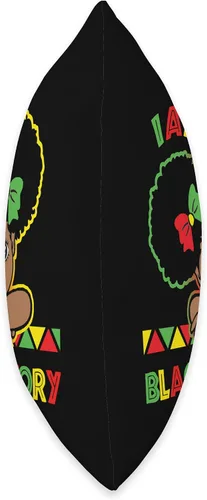 Miniatura 2 de I am Black History Little Girl Afro Love African Camisa para niños y niñas, almohada negra del mes de la historia, 16 x 16 pulgadas, multicolor