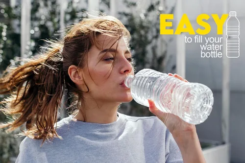Miniatura 4 de Dispensador de botellas de agua, dispensador de agua potable portátil de 5 galones, se adapta a la mayoría de botellas de agua de 2 a 6 galones