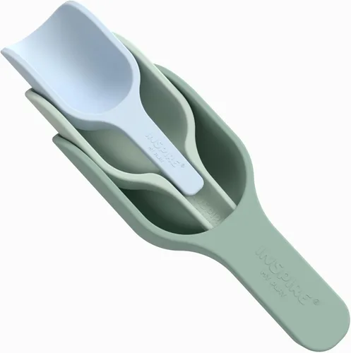Miniatura 8 de Inspire My Play - 4 mini cucharas de silicona - Perfecto para bandeja de juego sensorial - Accesorios para contenedores sensoriales - Suministros