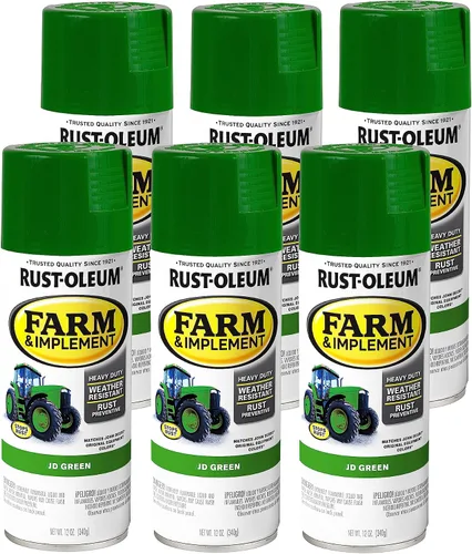 Miniatura 29 de Rust-Oleum 280131-6PK Pintura en aerosol para granjas e implementos, 12 onzas líquidas, color azul Ford, paquete de 6 Ford azul