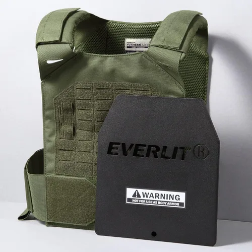 Miniatura 8 de EVERLIT Chaleco con peso ajustable de 14 libras/20 libras, peso incluido, para entrenamiento de peso corporal, fitness, entrenamiento, correr