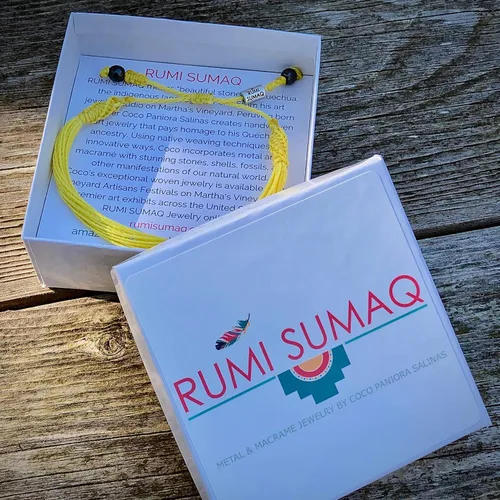 Miniatura 159 de Rumi Sumaq Pulsera de concientización para hombres, mujeres y niños – Pulsera de apoyo tejida ajustable anudada a mano – Pulsera de conciencia sutil