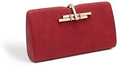 Miniatura 6 de LaBante London - Bolso vegano rojo para mujer, bolso de noche, bolso de mano, bolso de noche, bolso de noche, bolso pequeño para mujer, Rojo