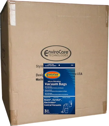 Miniatura 4 de EnviroCare Bolsas de polvo de repuesto para aspiradora de microfiltración hechas para adaptarse a máquinas de vacío centrales Eureka, Beam