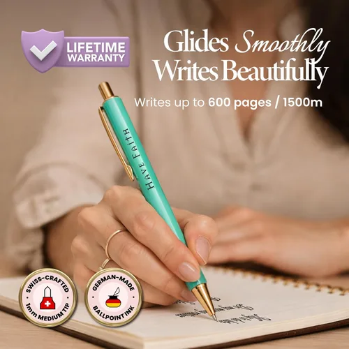 Miniatura 3 de MESMOS Bolígrafos pastel, regalos cristianos, regalos religiosos para mujeres, Biblia que no se traspasa a través de bolígrafos geniales