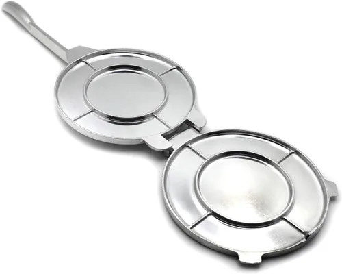 Miniatura 8 de Prensa de tortilla de aluminio 8" Ancho 10" Mango Maquina para hacer tortillas [P/N: ET-COOK005-20-SR]