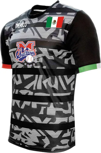 Miniatura 2 de Jersey México Sultanes de Monterrey 100% Poliéster NegroGris_Hecho en México