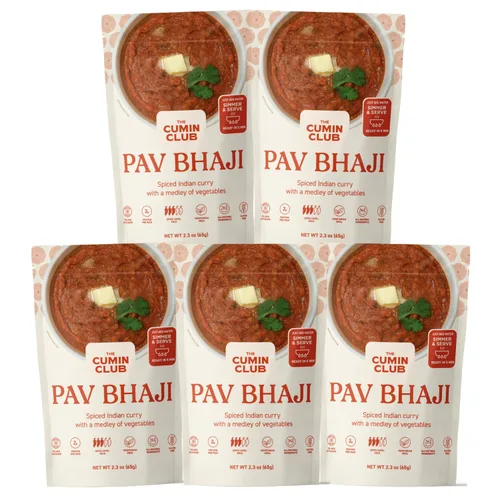 Miniatura 14 de The Cumin Club Dal Makhani (lentejas negras), comida india lista para comer, paquete de curry instantáneo, cocción rápida y fácil para comidas