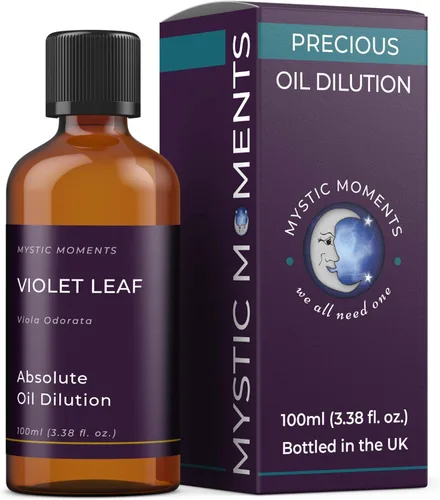 Miniatura 5 de Mystic Moments Dilución de aceite absoluto de hoja violeta - 1.7 fl oz - 3% mezcla de jojoba