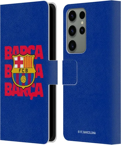 Miniatura 137 de Head Case Designs Funda de piel con licencia oficial del FC Barcelona Barca Crest Graphics para Samsung Galaxy A06 4G