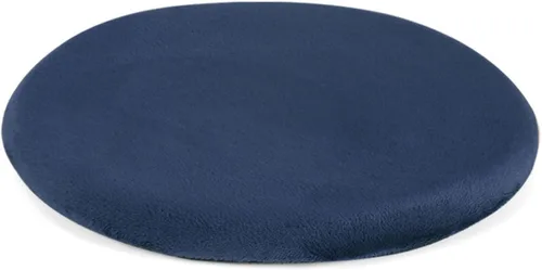 Miniatura 10 de Greenjin Cojín de asiento de espuma viscoelástica desmontable de 13 pulgadas, cojín redondo para silla antideslizante, almohadilla para taburete