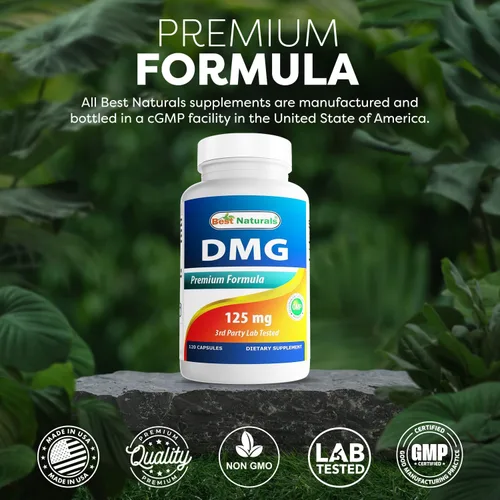 Miniatura 5 de Best Naturals DMG 125 mg 120 Cápsulas