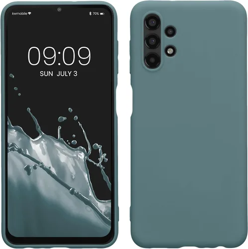 Miniatura 33 de kwmobile Funda compatible con Samsung Galaxy A23 4G / 5G - Funda de silicona TPU metálica suave y delgada - Rojo oscuro metálico