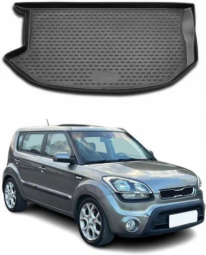 Miniatura 11 de OMAC Alfombrillas de piso para Kia Soul EV 2015-2019, alfombrillas para automóvil para todo clima, 3D, ajuste personalizado, alfombrilla de goma