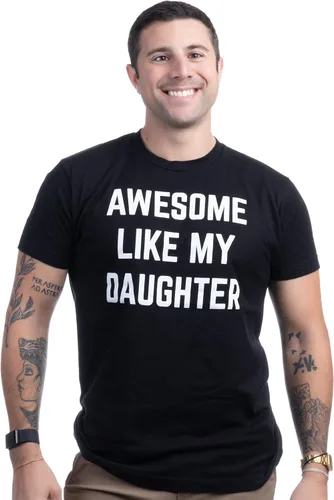 Miniatura 2 de Awesome Like My Daughter - Camiseta divertida con texto en inglés "Good Like My Daughter", camiseta de humor sarcástico para papá, abuelo, papá