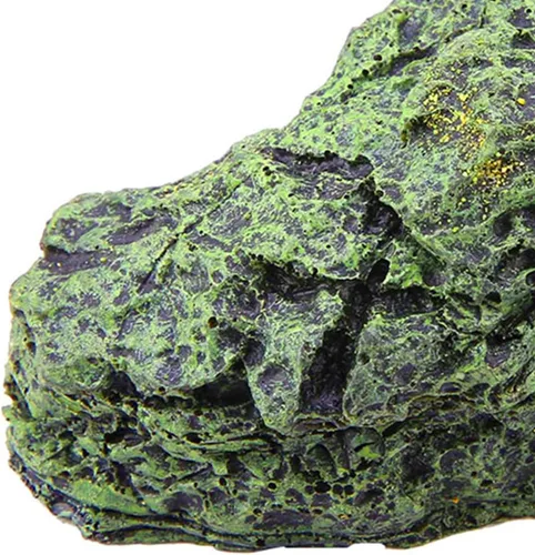 Miniatura 8 de Cueva para ocultar reptiles, decoración de acuario de resina ecológica con plataforma para tomar el sol para tortugas, lagartos, geckos, pequeñas