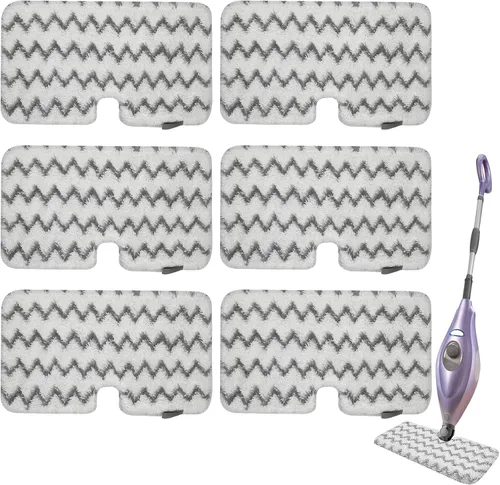 Miniatura 8 de Paquete de 12 almohadillas de repuesto para trapeador de vapor S8201 para Shark S7001 S8001 S7201 S7000AMZ S7000 S7005 S7020 S7001C S7000C Steam