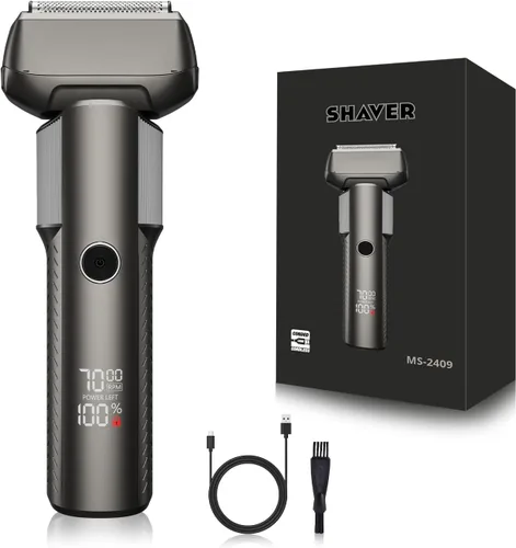 Afeitadoras de aluminio para hombres, afeitadoras de viaje profesionales, maquinillas de afeitar eléctricas para afeitarse la cara, maquinilla de