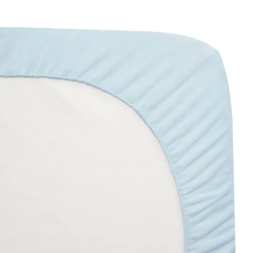 Miniatura 2 de American Baby Company Heavenly Soft N Play - Sábana bajera de felpilla suave de 27 x 39 pulgadas, cálida y acogedora, color azul, para niños