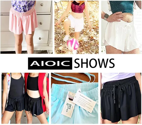Miniatura 4 de Pantalones cortos de mariposa para niñas con forro de elastano, pantalones cortos de mariposa con bolsillo